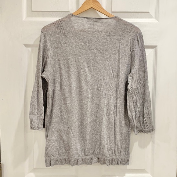 See by Chloe Grey Button Down Cotton Cardigan - Picture 6 of 15